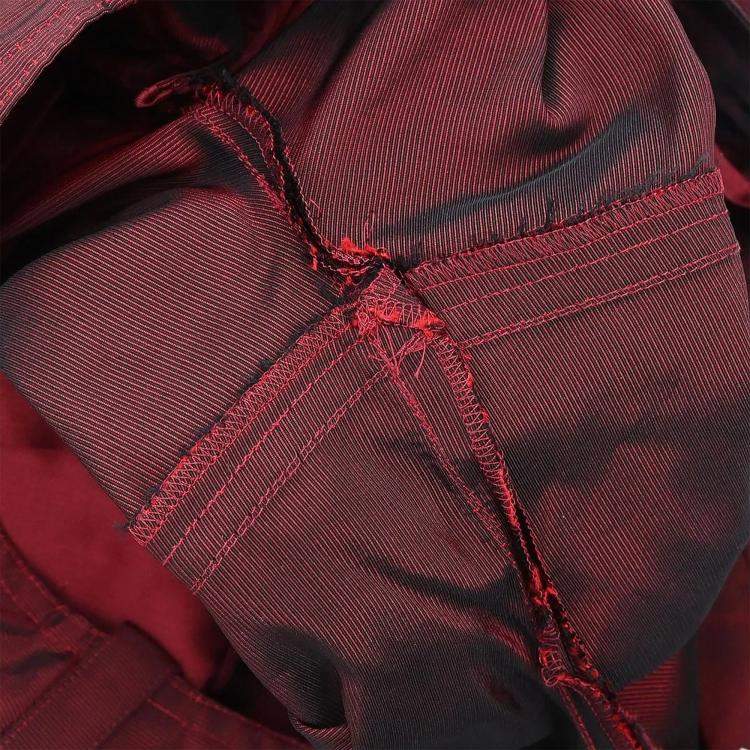 Pre Owned Chanel Silk Long Pants Red S