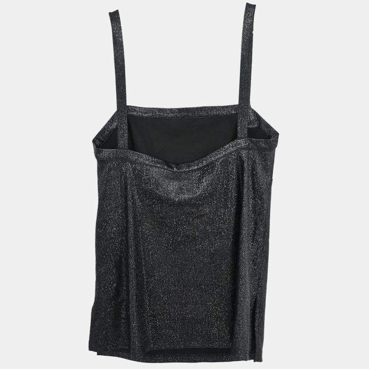 Pre Owned Chanel Camisole Top Black XS