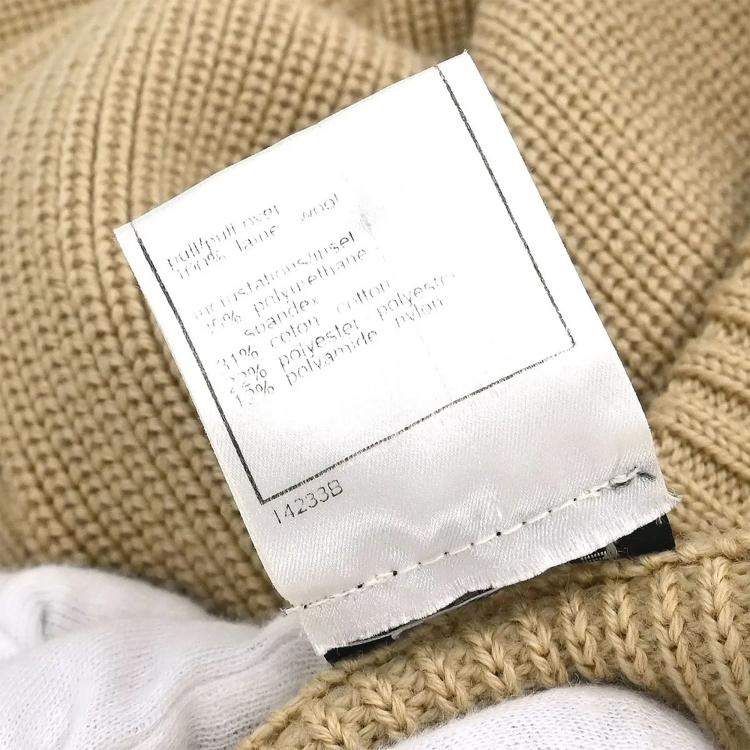 Pre Owned Chanel Sport Line Top Beige 02A Size M