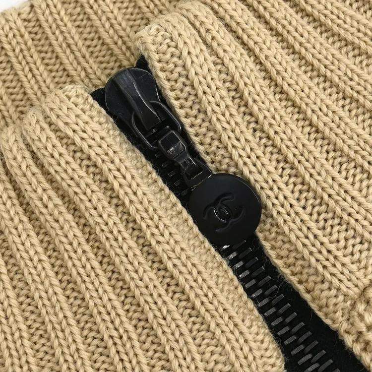 Pre Owned Chanel Sport Line Top Beige 02A Size M