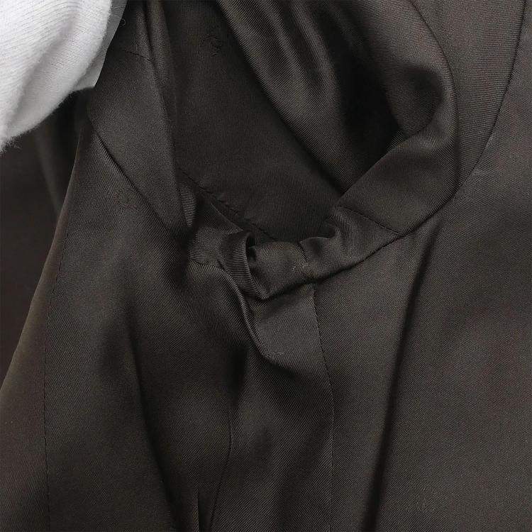 Pre Owned Chanel Single Breasted Jacket Brown 96A Size M