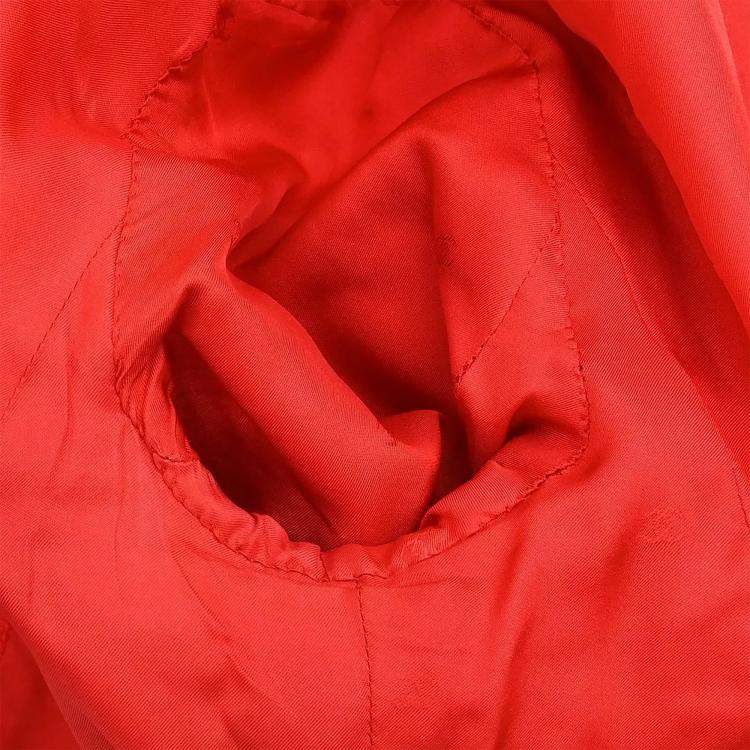 Pre Owned Chanel Setup Suit Jacket Skirt Red 96P #36