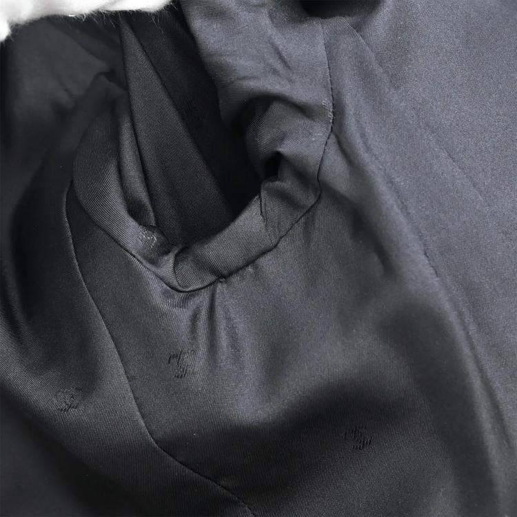 Pre Owned Chanel Single Breasted Jacket Black 95A #38
