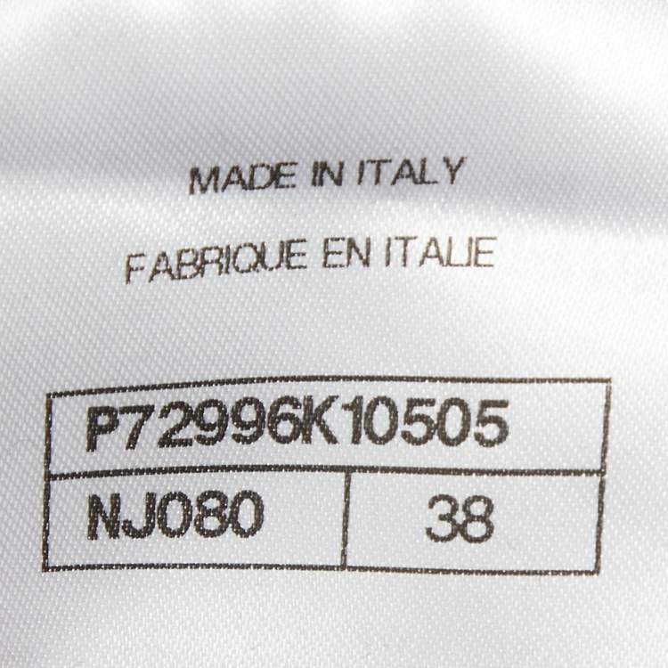 Pre Owned Chanel Black Jersey Multicolor CC Logo Detail Sweatshirt M