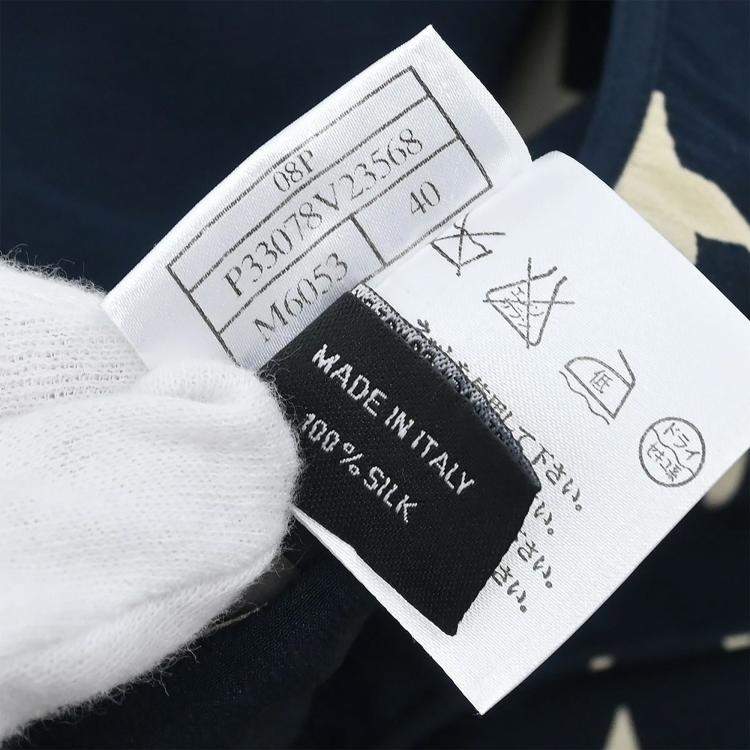 Pre Owned Chanel Sleeveless Top Navy Size S