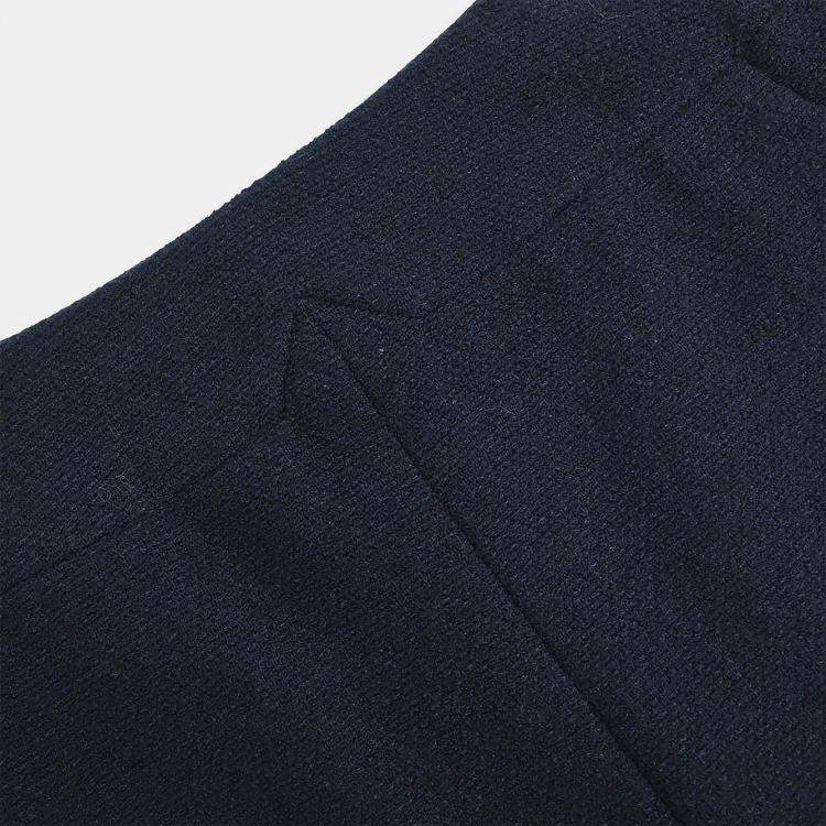 Pre Owned Chanel Setup Suit Jacket Skirt Navy 97P #38