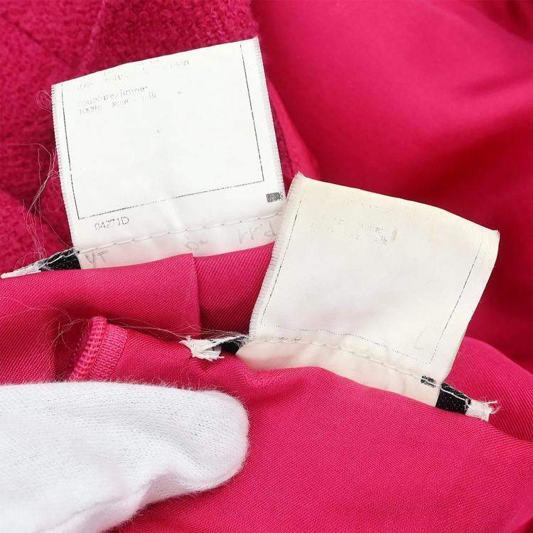 Pre Owned Chanel Setup Suit Jacket Sleeveless Dress Pink #36