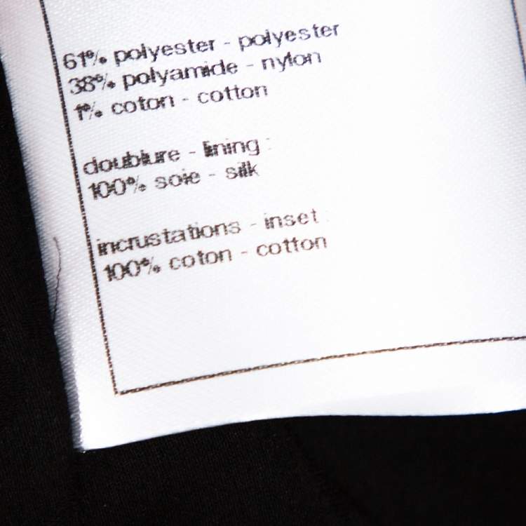 مملوكة مسبقًا Chanel Monochrome Textured Sequined Jacket M