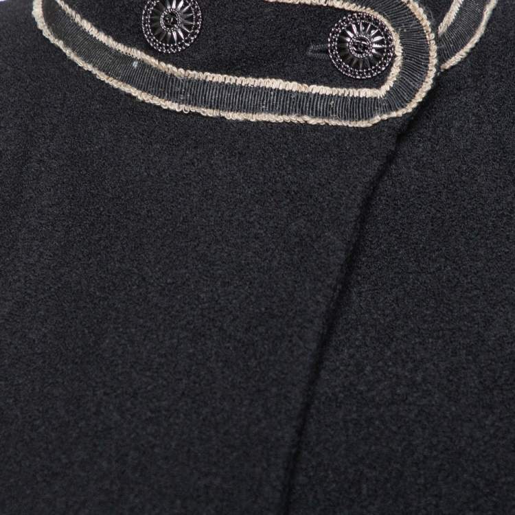 Pre Owned Chanel Black Tweed Boucle Jacket M