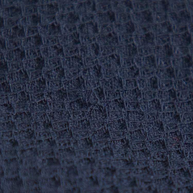 Pre Owned Chanel Vintage Navy Blue Wool Midi Skirt M