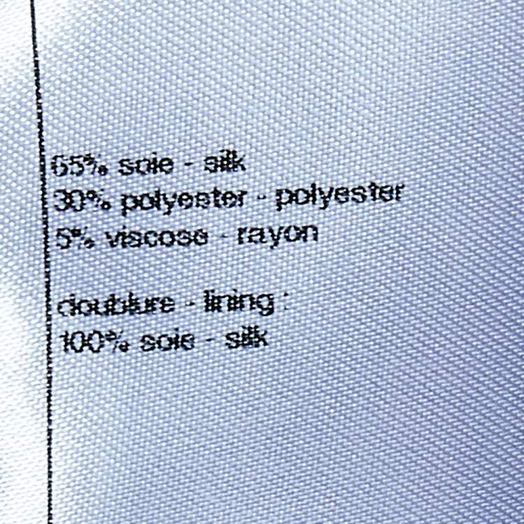  مملوكة مسبقًا Chanel Gold Lurex Tweed Fringe Detail Button Front Jacket S