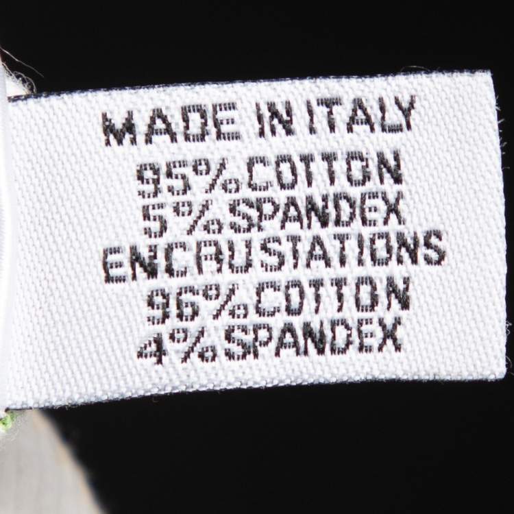 Pre Owned Chanel White Knit Heart Printed Sleeveless Tank Top M