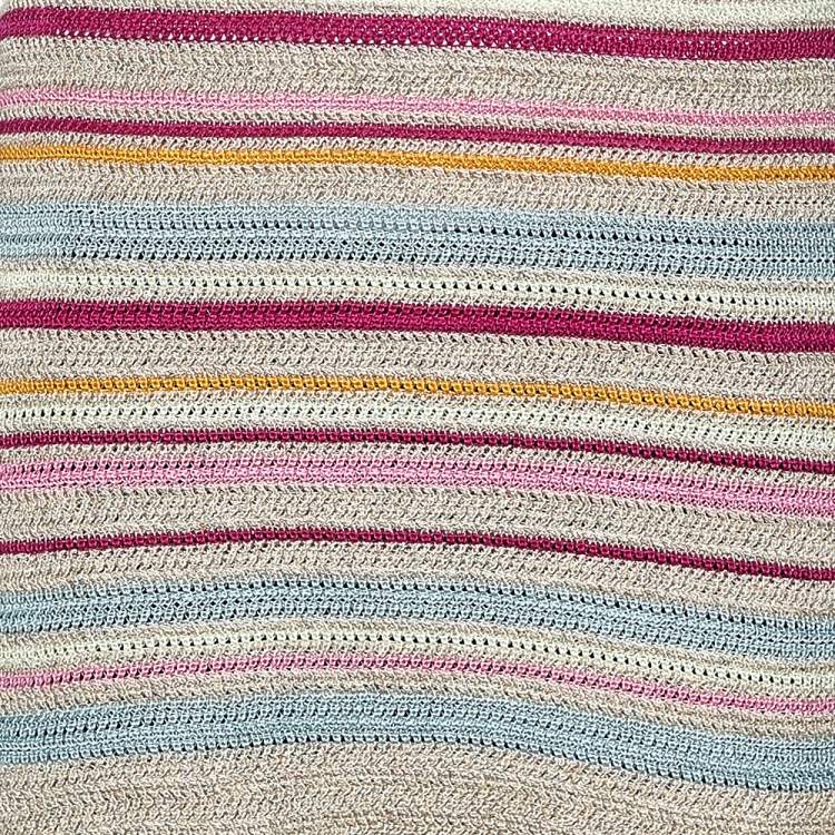 Pre Owned Chanel Multicolor Striped Cotton Knit Sleeveless Dress S