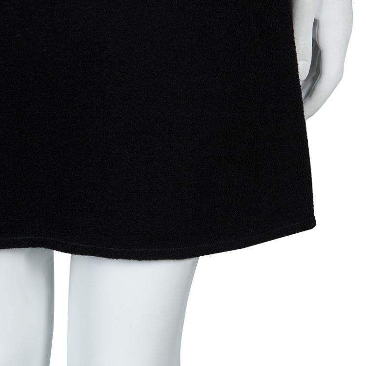 مملوكة مسبقًا Chanel Black Wool Sleeveless Dress S