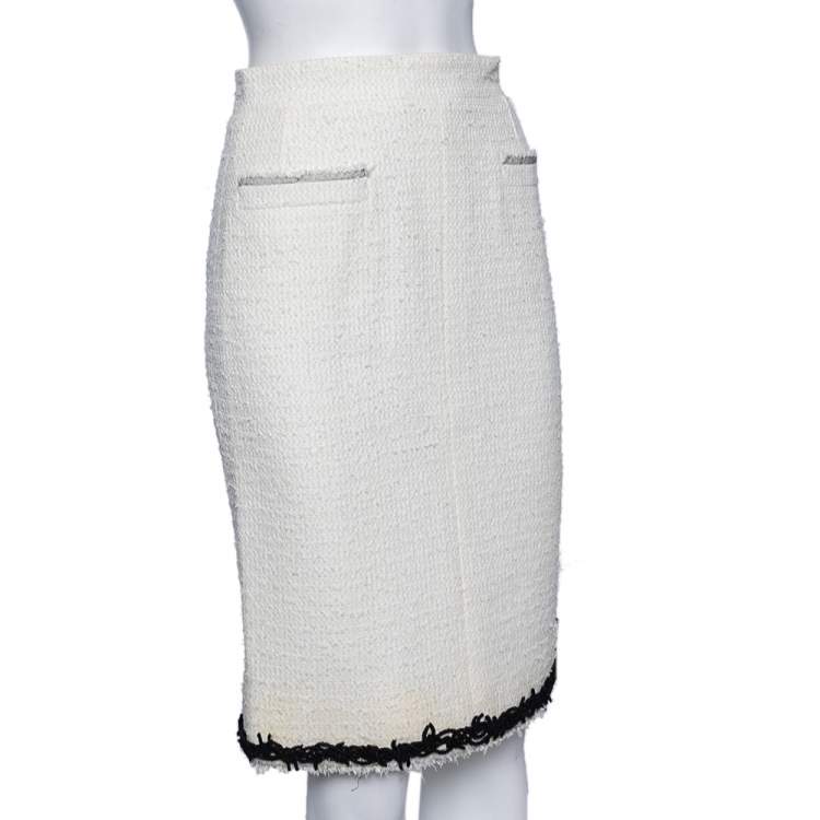 Womens ivory hotsell pencil skirt