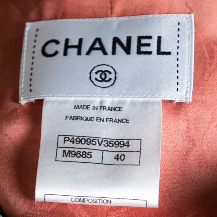 Pre Owned Chanel Multicolor Tweed Pocketed Sleeveless Short Dress M