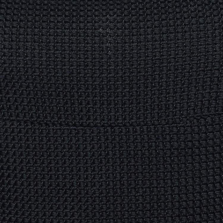 Pre Owned Chanel Black Textured Cotton Sleeveless Top M