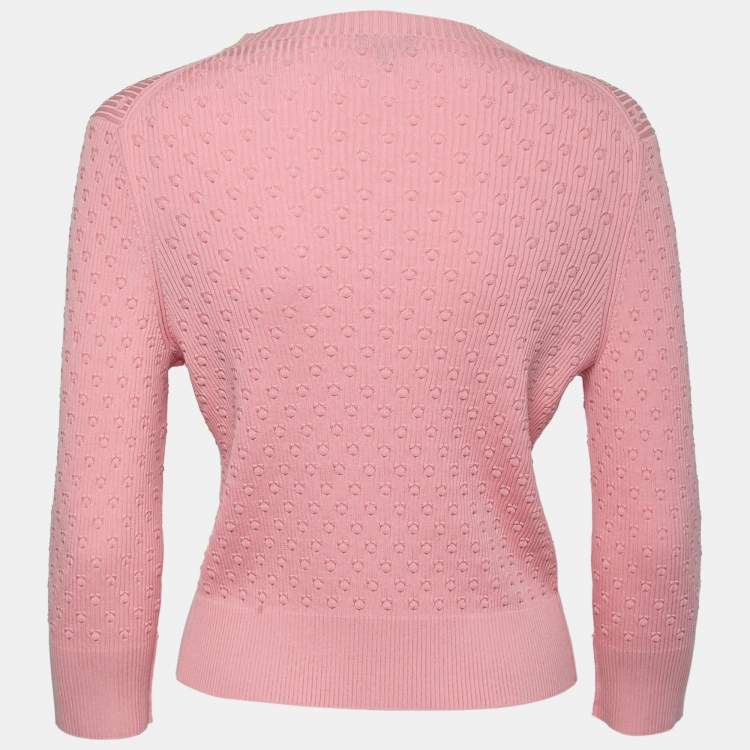 chanel pink sweatshirt medium