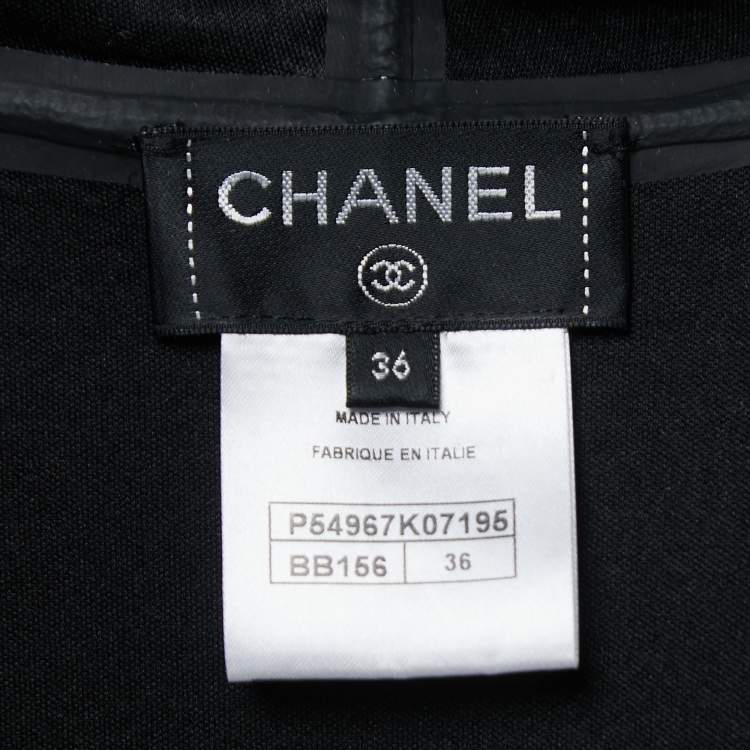 Pre Owned Chanel Grey Wool Blend Hooded Zip-Up Jacket S