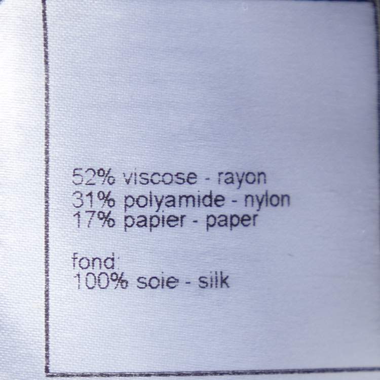 مملوكة مسبقًا Chanel Black Patterned Sleeveless Belted Midi Dress M