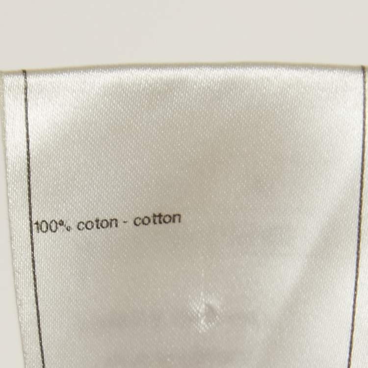 Pre Owned Chanel Blue Rib-Knit Tank Top S