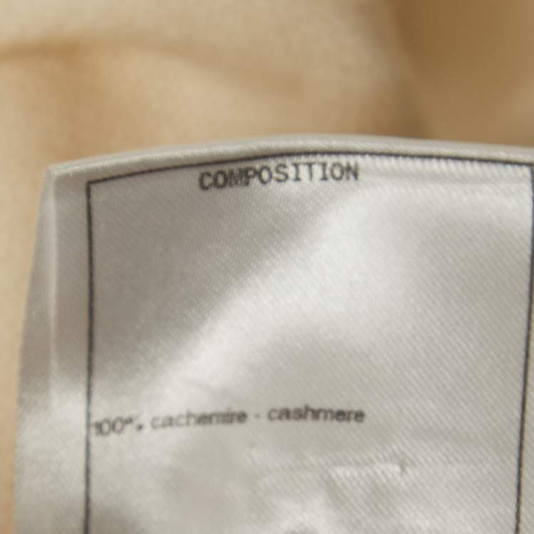 Pre Owned Chanel Cream La Pausa Cashmere Sweater M