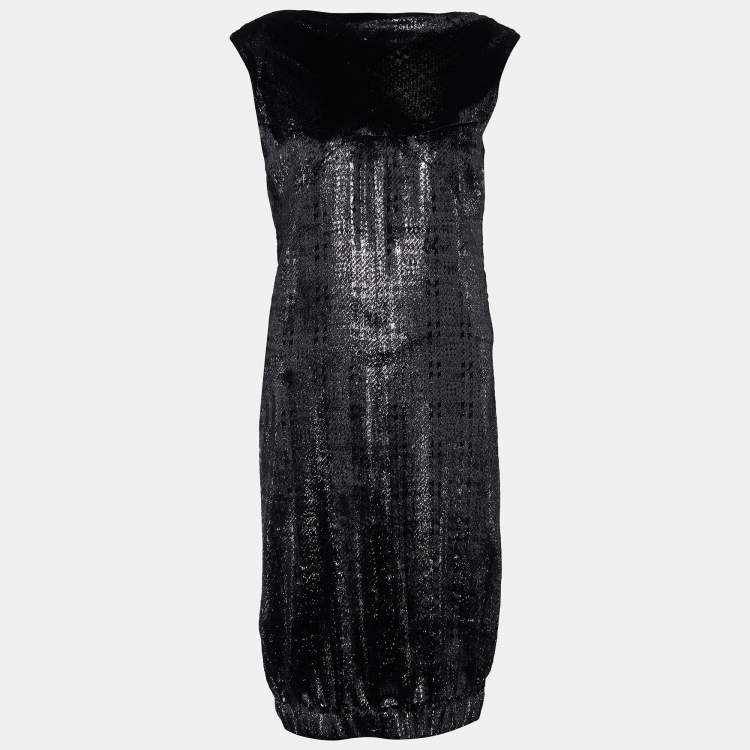 Chanel velvet cheap dress