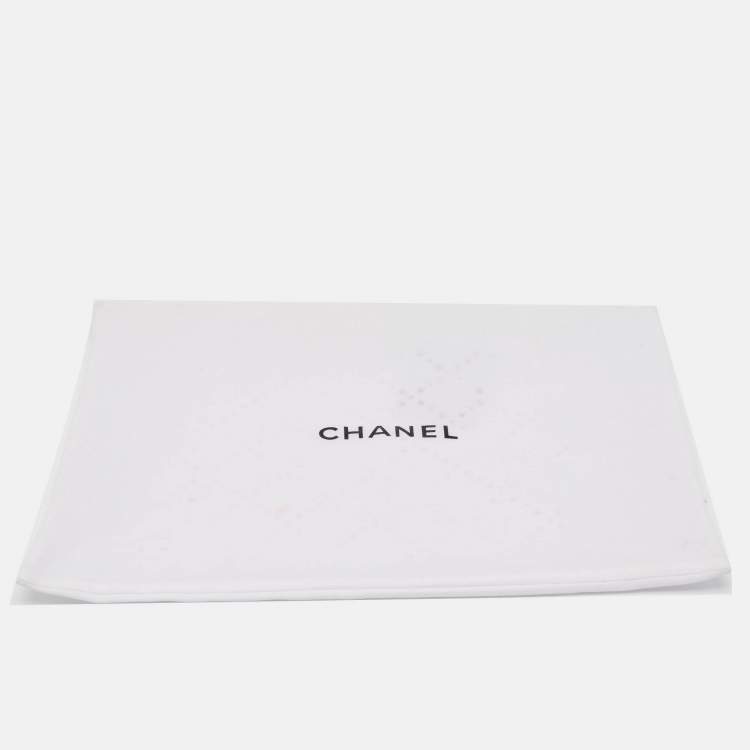 Pre Owned Chanel Red CC Intarsia Teddy Knit Jumper M