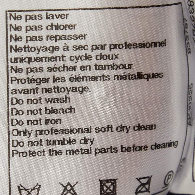 Pre Owned Chanel Black Velvet Contrast Trim Crop Jacket M