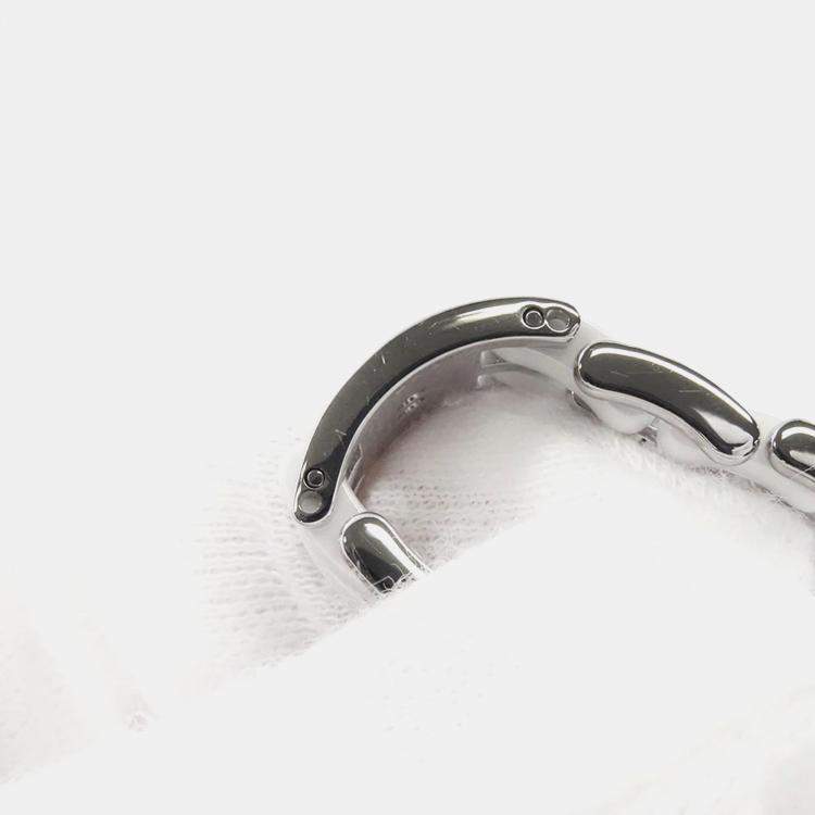 Pre Owned Chanel Ultra Diamond Ring 18 WG Ceramic EU 56