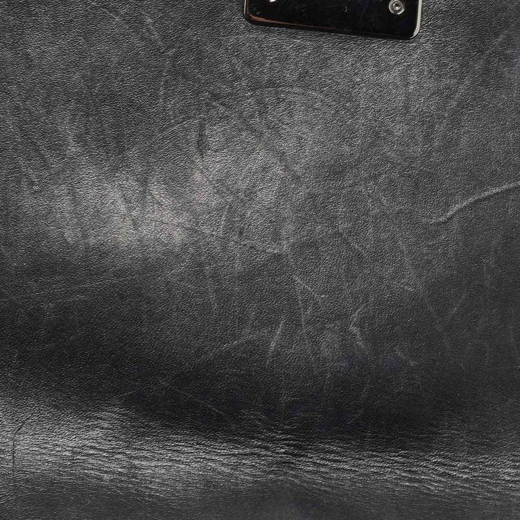 Pre Owned Chanel Black Quilted Velvet Medium Boy Flap Bag