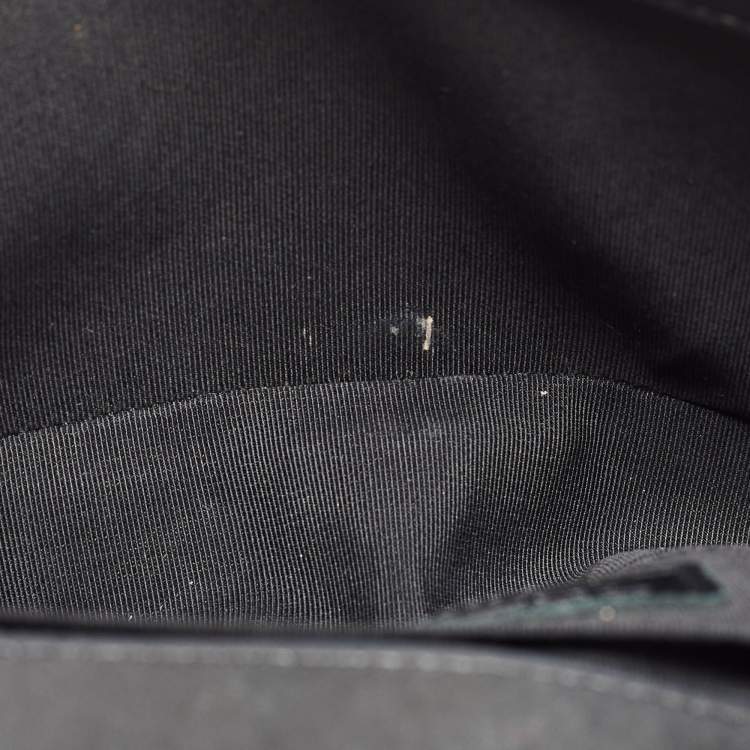 Pre Owned Chanel Black Quilted Velvet Medium Boy Flap Bag