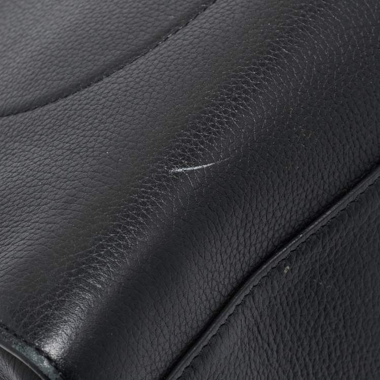 Pre Owned Chanel Black Leather Medium Neo Executive Shopping Tote