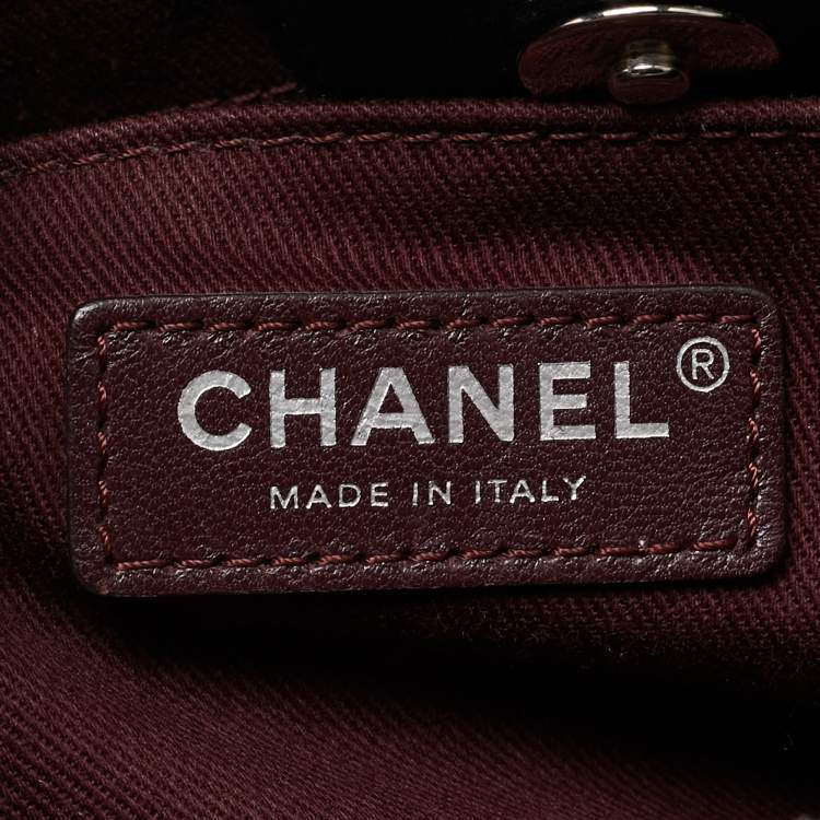 Pre Owned Chanel Black Leather Medium Neo Executive Shopping Tote