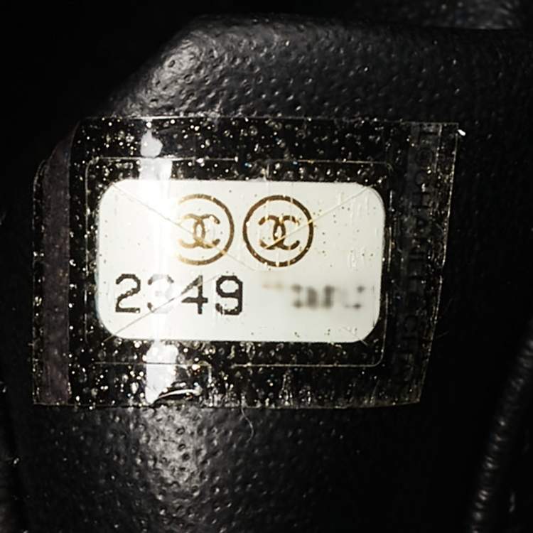 Pre Owned Chanel Black/Green Quilted Caviar Leather and Lizard Small Coco Top Handle Bag