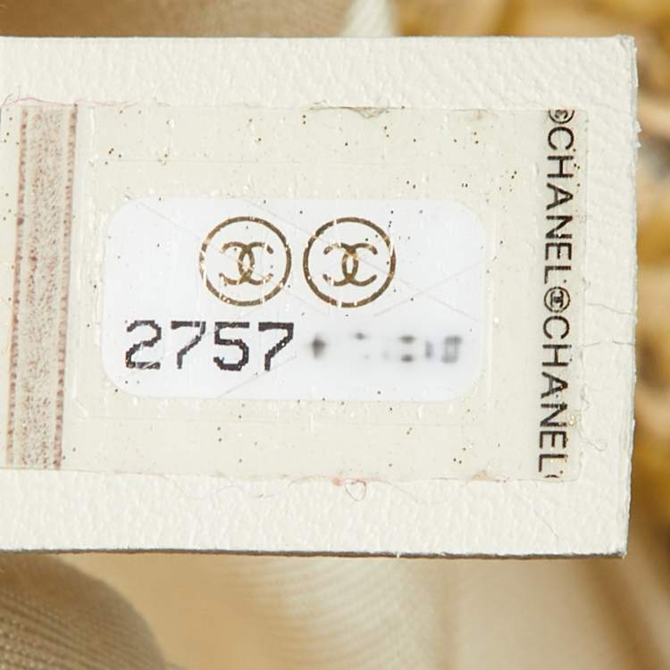 Pre Owned Chanel Black Leather and PVC 31 Shopping Bag