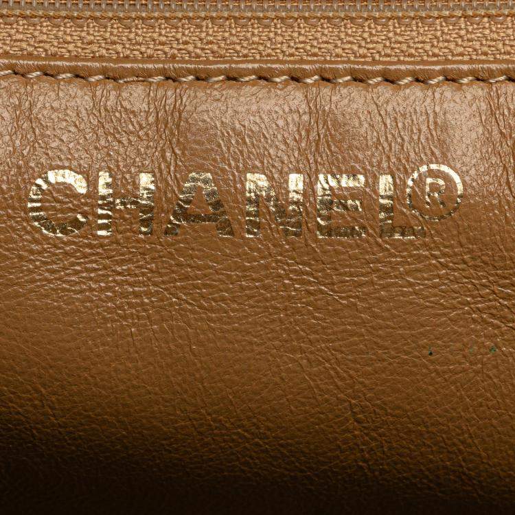 Pre Owned Chanel Petite Caviar Timeless Shopping Tote
