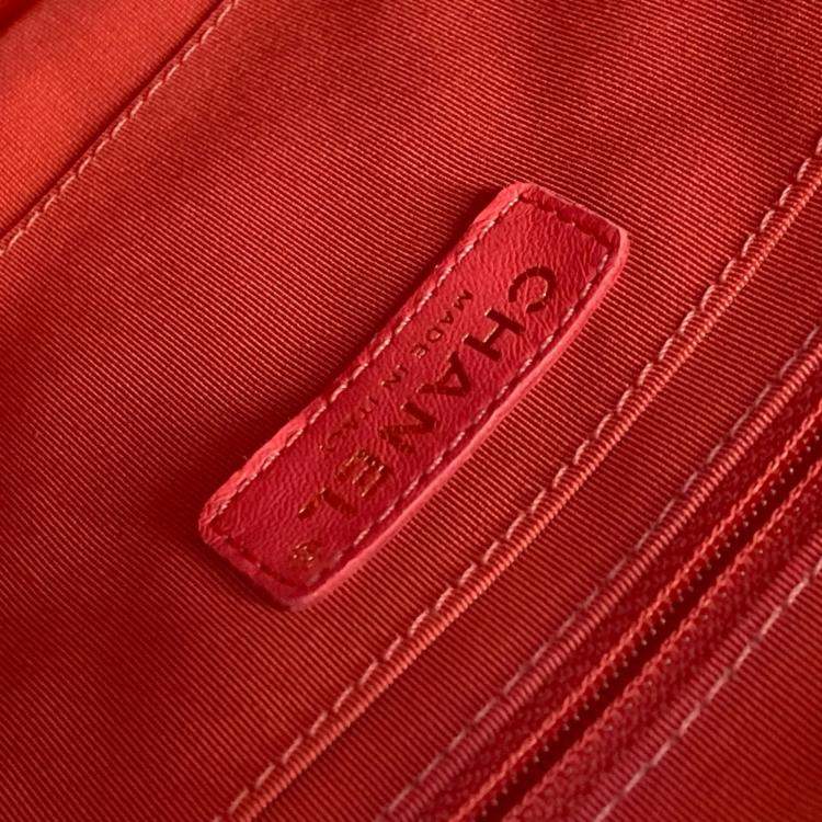 Pre Owned Chanel Pink Leather Small Urban Spirit Backpacks