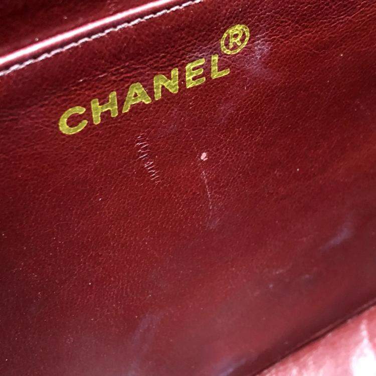 Pre Owned Chanel Black Quilted Lambskin Maxi Jumbo XL Classic Single Flap Bag
