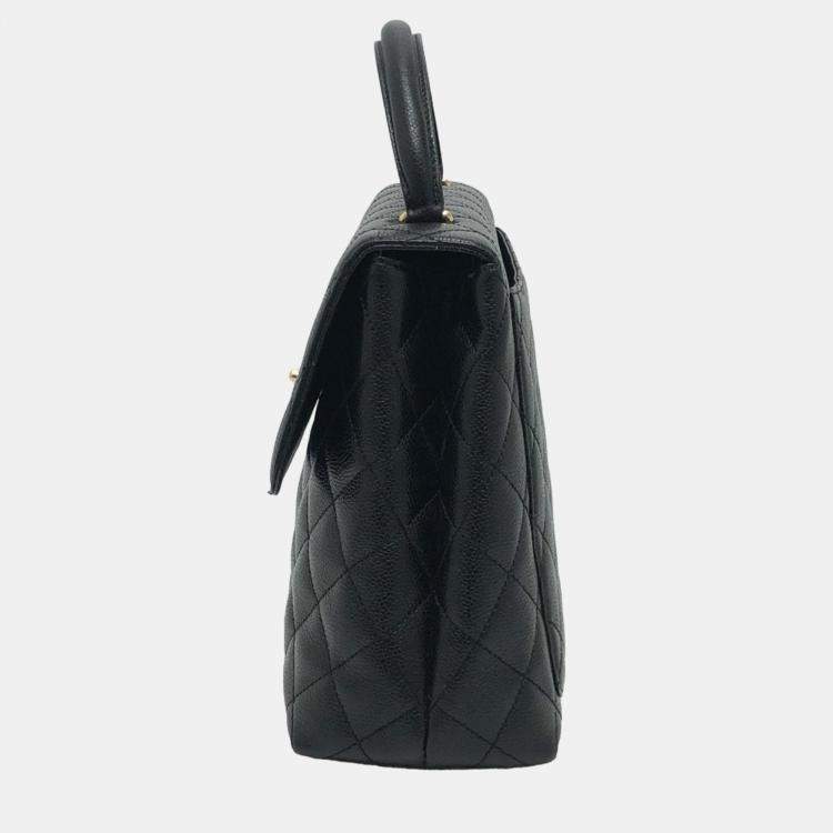 Pre Owned Chanel Black Leather Trendy CC Shoulder Bag