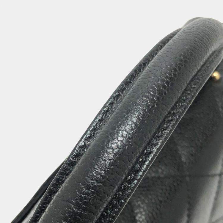Pre Owned Chanel Black Leather Trendy CC Shoulder Bag