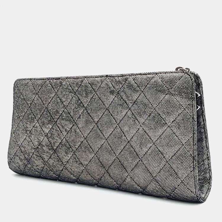 Pre Owned Chanel Metallic Clutch