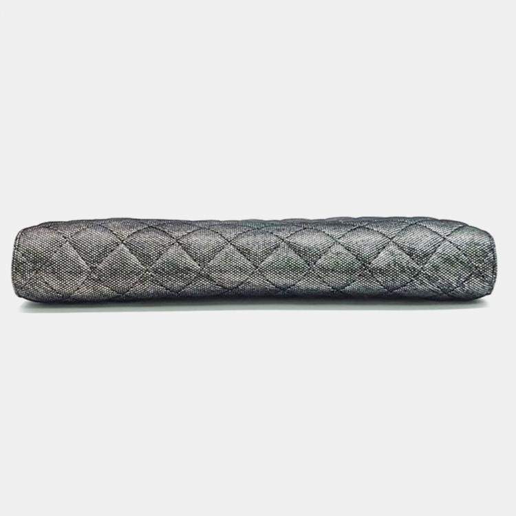 Pre Owned Chanel Metallic Clutch