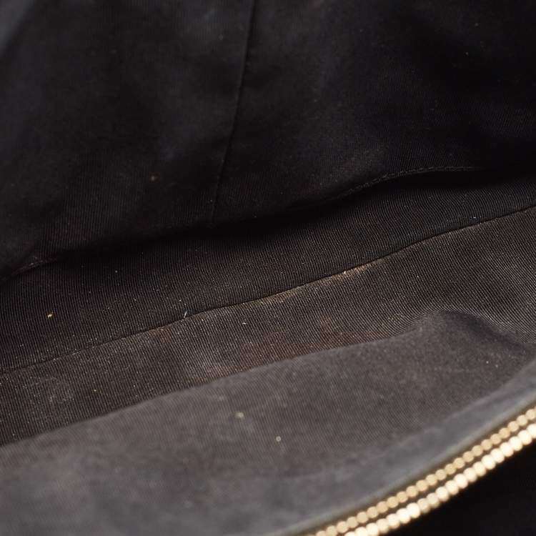 Pre Owned Chanel Black Quilted Leather Large Boy Shopper Tote