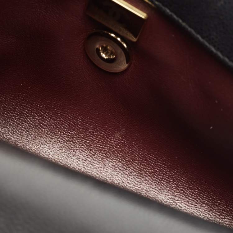 Pre Owned Chanel Black Quilted Caviar Leather Small Coco Top Handle Bag