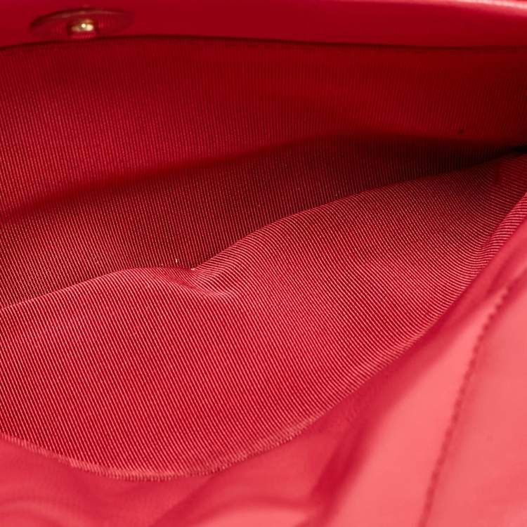 Pre Owned Chanel Pink Quilted Leather Small 19 Flap Bag