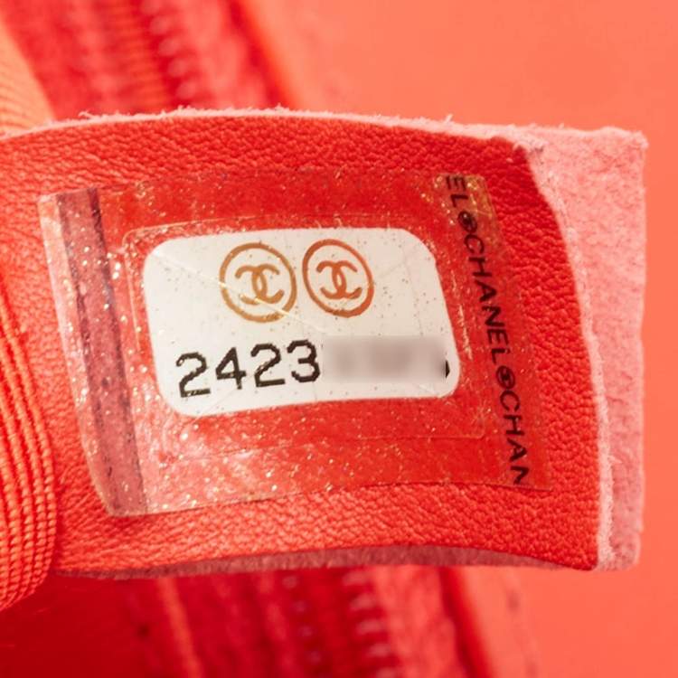 Pre Owned Chanel Red Quilted Leather New Medium Boy Bag