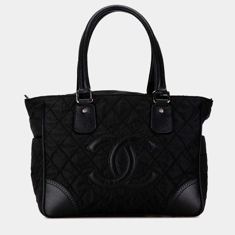 Chanel Quilted Nylon Paris-New York Line Tote