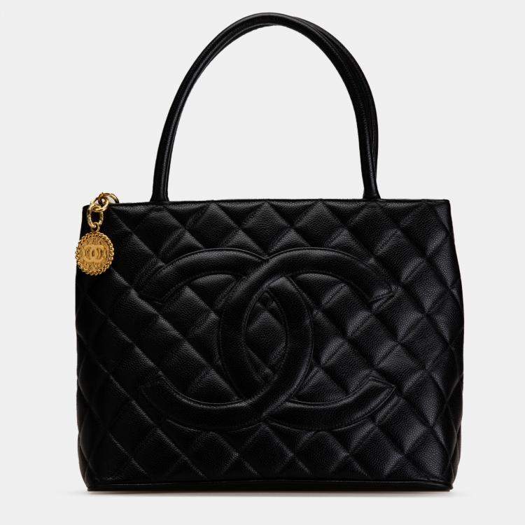 Chanel Caviar Medallion Tote Bag