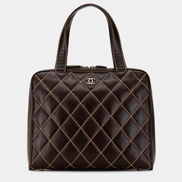 Chanel CC Wild Stitch Lambskin Handbag